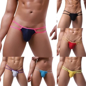 Sporty and Stylish Men's Backless Jockstrap Underwear Breathable Fabric - Picture 1 of 51
