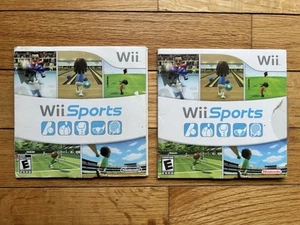 2x Nintendo Wii Sports (Nintendo Wii, 2006) Both Different Prints RARE! - Picture 1 of 5