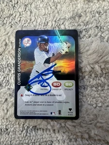 Curtis Granderson New York Yankees Signed 2011 Topps Attax Gold Foil Card - Picture 1 of 1