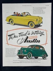 Anuncio de revista* - 1951 - Austin Motor Co., Londres, Inglaterra - A-40 y Devon - Imagen 1 de 1