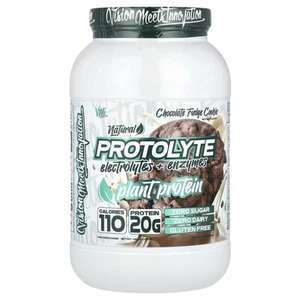 2 X VMI Sports, ProtoLyte, Plant Protein Powder, Chocolate Fudge Cookie, 1.65 lb - Picture 1 of 3