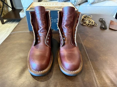 Botas blancas C350 Cruiser 9 1/2 E bronceadas británicas doble tiro DS 55 última talla 9.5E Foto 1 de 4