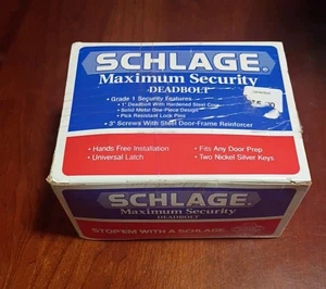 Schlage Maximum Security Deadbolt Lock Kit - Picture 1 of 4