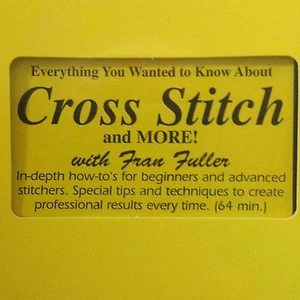 CROSS STITCH AND MORE! with Fran Fuller VHS Tape 64 Minutes - Picture 1 of 2