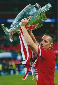 Franck Ribéry Signed Autograph Photo + COA Bayern Munich Champions League - Picture 1 of 1