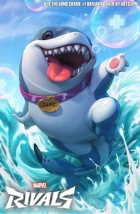 JEFF THE LAND SHARK #1 ARTGERM MARVEL RIVALS VARIANT NM - Bild 1 von 1