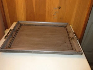 Handgefertigtes antikes Holz Serviertablett 18" x 14" - Bild 1 von 4
