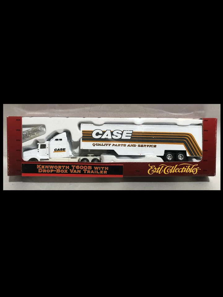 HO Scale Ertl Kenworth T600b With Flat Bed Trailer