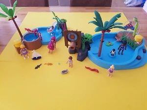 (D6 ) Playmobil Swimming Pool Schwimmbecken Schwimmbad - Bild 1 von 16