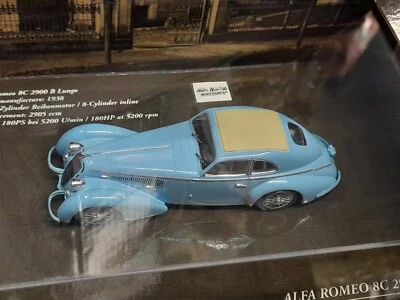 Minichamps 436 120420 Alfa Romeo 8C 2900 B Lungo 1938 1/43 - Immagine 1 di 2