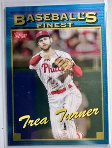 2024 Topps Finest - What If…1993 Finest Prototypes Refractor #93-18 Trea Turner - Picture 1 of 2