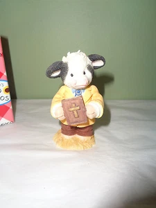 1998 Enesco - Mary's Moo Moos - Peace Be With Moo - Vaca - Predicador # 372420 - Imagen 1 de 3