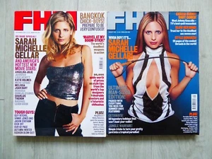 2 x Sarah Michelle Gellar FHM Magazine Bundle Buffy - Picture 1 of 1