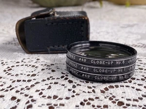 Prinz 49mm Close-Up Lens Filter Set 3x - +1, +2, +4 Filter Set w/Case - Picture 1 of 3