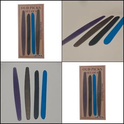 Selecciones profesionales de Oud (juego de 4): Risha Mizrab para instrumentos de laúd Foto 1 de 4