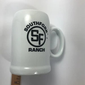 Taza de cerámica vintage Southfork Ranch Dallas TX EE. UU. 16 oz 1985 TV Lorimar - Imagen 1 de 7
