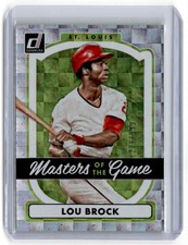2017 Donruss Masters of the Game Lou Brock 271/999 St. Louis Cardinals #MG-4