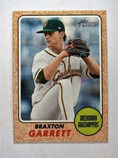 2017 Topps Heritage Minors Base #131 Braxton Garrett - Greensboro Grasshoppers