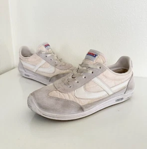 Zapatillas deportivas Panam México blancas con cordones parte superior baja cómodas transpirables para mujer 8 - Imagen 1 de 11