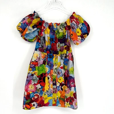 Vestido Walter Baker Mujer 4 Floral Manga Abullonada Mini Arco Iris Femenino Casa de Campo Foto 1 de 4