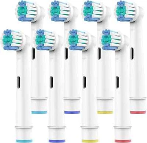 4-20 TESTINE RICAMBIO COMPATIBILI CON SPAZZOLINO ELETTRICO ORAL B BRAUN CROSS - Foto 1 di 16