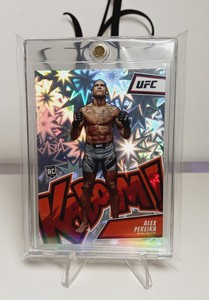 2023 Chronicles UFC Alex Pereira Kaboom RC Rookie #17 Case Hit SSP