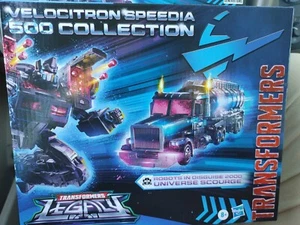 Transformers Legacy Velocitron Speedia 500 Leader Scourge Black Convoy NIB - Picture 1 of 2