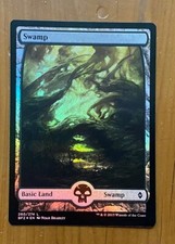 Swamp  (#260) (Full Art)  Battle for Zendikar (Foil)  NM MTG
