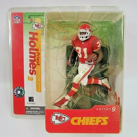 McFarlane Toys Priest Holmes #31 Kansas City Chiefs NFL Series 9 2004 - NOS Cover