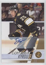 2017-18 Upper Deck CHL Auto Jordan Kyrou #50 Auto
