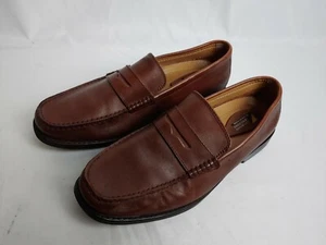 Giorgio Brutini Herren Braun Leder Slipper Halbschuh Schuhe Leger Elegant 10,5M - Bild 1 von 10