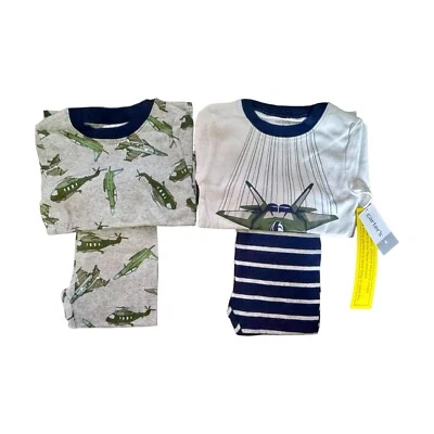 Carter's Boys 4 Piece Fighter Jet Outfit Set Size 4 - Image 1 of 4