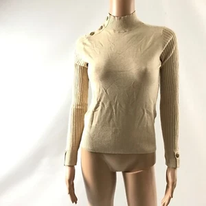River Island Women’s Sweater Jumper US Size 6 UK 10 Tan Longsleeve Beige New - Picture 1 of 7