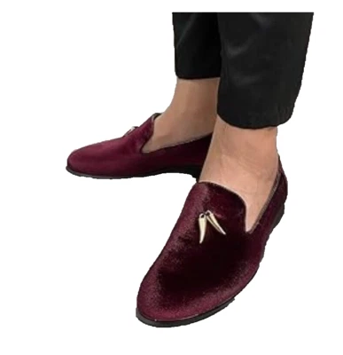 Mocasines Luxi Mocasín Talla 10 Imitación Gamuza Baile de graduación Rojo Boda Vestido Zapato SIN CAJA Foto 1 de 4