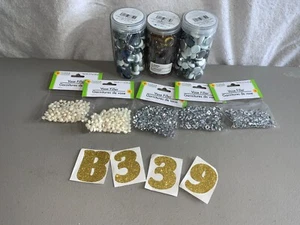 500+ FLAT GLASS MARBLES GEMS VASE FILLER FISH TANK DECOR MULTICOLOR LOT NEW - Picture 1 of 4