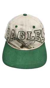 VTG 90’s Philadelphia Eagles Drew Pearson Spell Out NFL Snapback Hat-PREOWNED - Picture 1 of 16