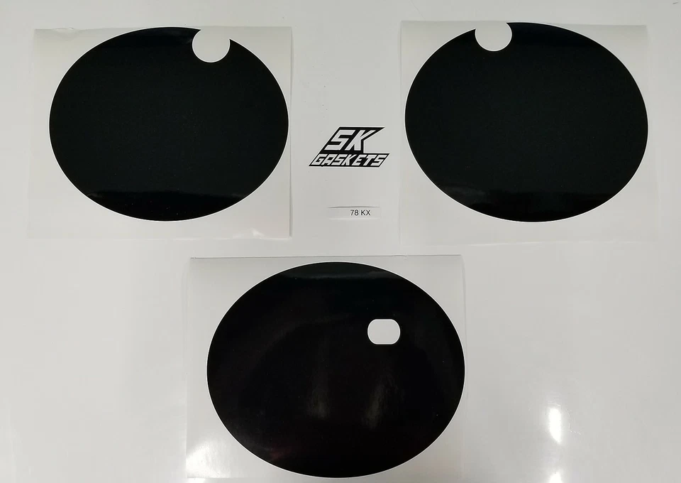 78 1978 Kawasaki KX 125 250 KX125 KX250 Number Plate Background Decal Sticker - Image 1 of 1