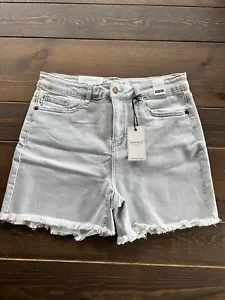 Judy Blue Light Blue Denim Shorts Size LG - Picture 1 of 2