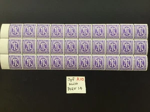 Germany 1945 MNH Brit & American Allied Military Block Of 30 3pf Type 1 Issues - Picture 1 of 1