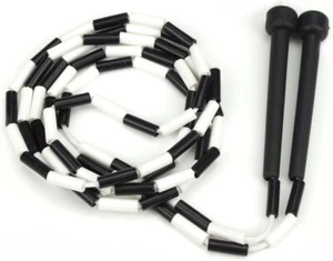 Jump Rope with Plastic Beaded Segmentation ⭐️⭐️⭐️⭐️⭐️ - Picture 1 of 5