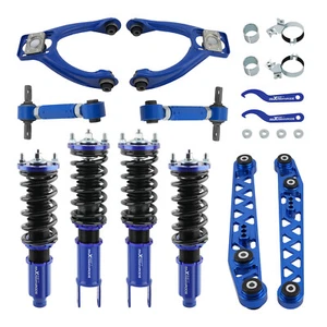 Coilovers Lowering Kit w/ Front Upper+Rear Camber Arm Kit For Honda Civic 96-00 - Picture 1 of 15