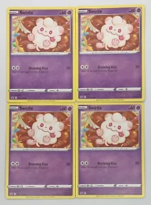 POKEMON TCG Chilling Reign SWIRLIX x4 4x Juego Común #067/198 Paquete Fresco Casi Nuevo! - Imagen 1 de 1