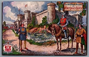 Postcard UK c1920s Liverpool Pageant Sir William de Ferrers at Liverpool Castle - Bild 1 von 2