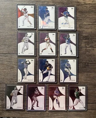 2020 Topps On Demand Rookie Progression (13) Card Lot - Autos, /5 /25 /49 /99 - Image 1 of 4