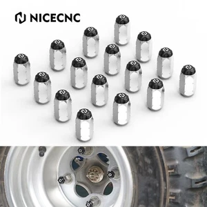 M10xP1.25 Front + Rear Wheel Lug Nuts Kit For Honda TRX 250 300 400 X TRX700XX - Picture 1 of 8