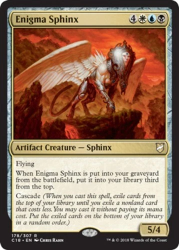 x1 Enigma Sphinx R MTG Commander 2018 M/NM, English - Image 1 of 1