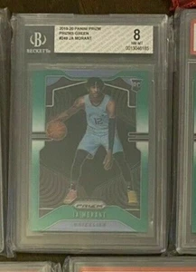 2019-20 Panini Prizm  Ja Morant ROOKIE ROY Green Prizm #249 BGS 9 Mint  All star - Picture 1 of 1