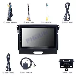 9" Android 10.0 Car GPS Navigation Radio Multimedia Player For Ford Ranger 16-19 - Picture 1 of 11