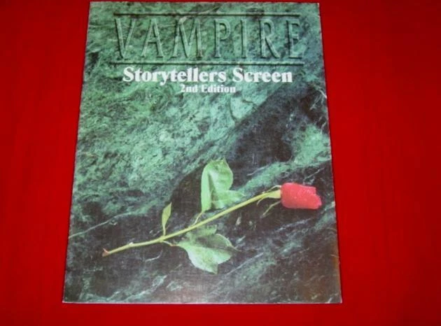 White Wolf Games Studio - Pantalla VAMPIRE Storytellers - 2ª Edición 1993 RPG Foto 1 de 3