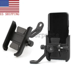 Motorcycle Bike Bicycle ATV UTV MTB Scooter Cell Phone Holder Mount Universal - Picture 1 of 8